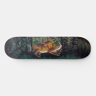 Skateboard Henri Rousseau - Le lion affamé
