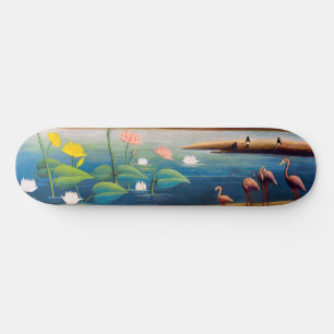Skateboard Henri Rousseau - Les Flamants roses