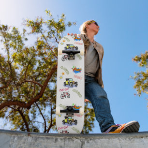 Skateboard Hero Bicycle Car Flugzeug