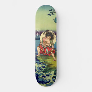Skateboard Héros guerrier japonais samouraï