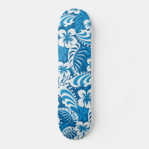 Skateboard Hibiscus abstrait floral