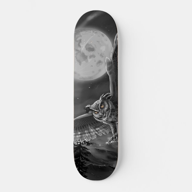 Skateboard Hibou (Recto)