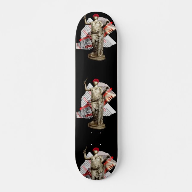 Skateboard Hipster Statue (Vorne)