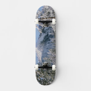 Skateboard Hiver dans le parc national de Yellowstone, Wyomin