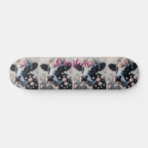 Skateboard Holstein Cow oeillets ferme personnalisée