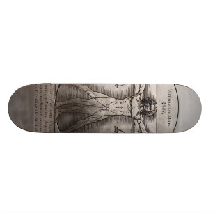 Skateboard Homme de Vitruvian de Léonard de Vinci