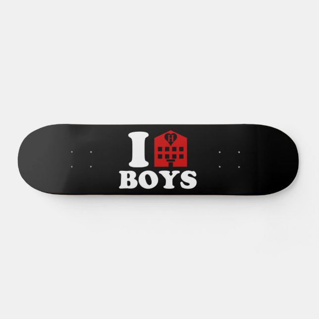 Skateboard I Love Hotel Boys (Horz)