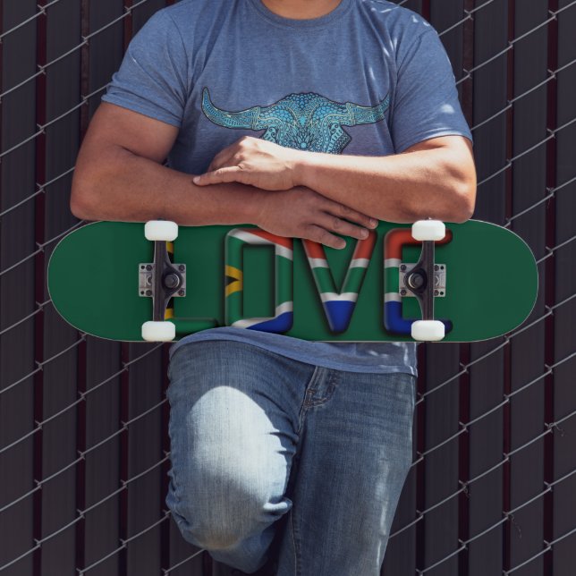 Skateboard I Love South Africa with Compassion (Extérieur 3)