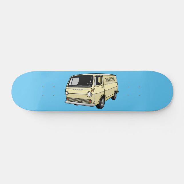 Skateboard Illustration classique de van (Horz)