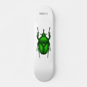 Skateboard Illustration de bug Mecynorhina torquata
