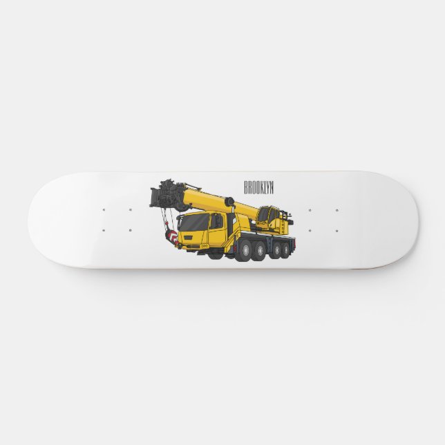 Skateboard Illustration de camion de grue (Horz)