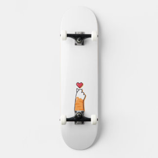 Skateboard Illustration de chat mignon