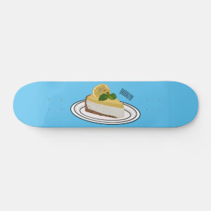 Skateboard Illustration de citron cheesecake