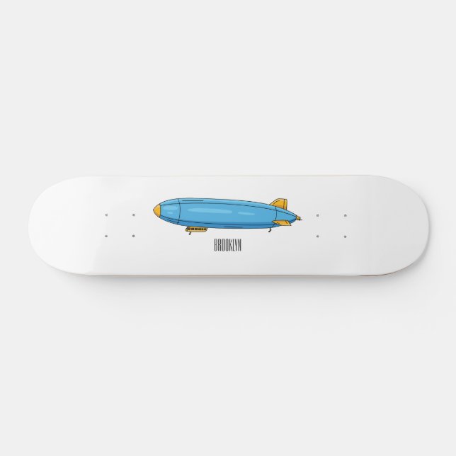 Skateboard Illustration de dessin sur les navires (Horz)