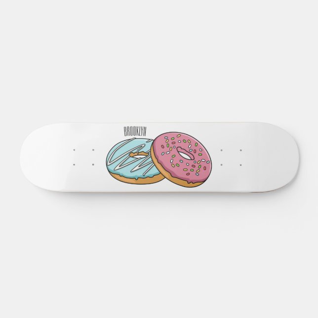 Skateboard Illustration de Donut (Horz)