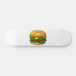 Skateboard Illustration de Hamburger