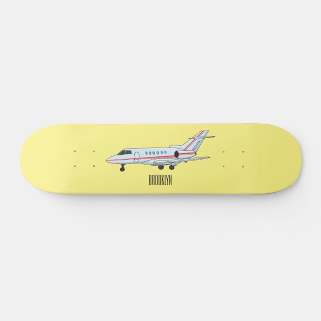 Skateboard Illustration de jet privé (Horz)