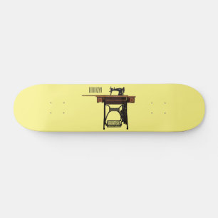 Skateboard Illustration de la machine à coudre