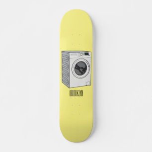Skateboard Illustration de la machine à laver
