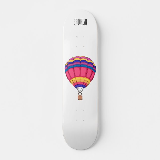 Skateboard Illustration de la montgolfière (Devant)