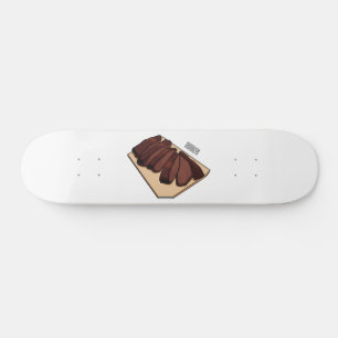 Skateboard Illustration de la poitrine de boeuf