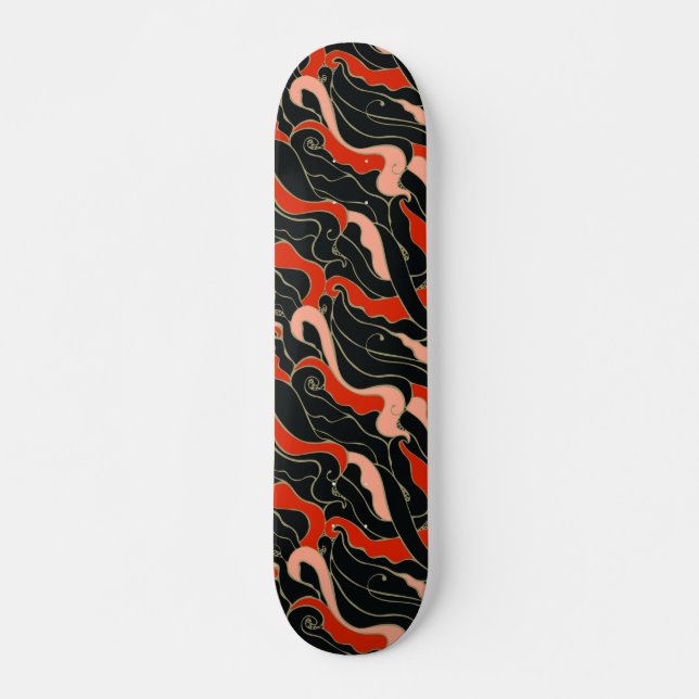 Skateboard Illustration de style japonais (Devant)