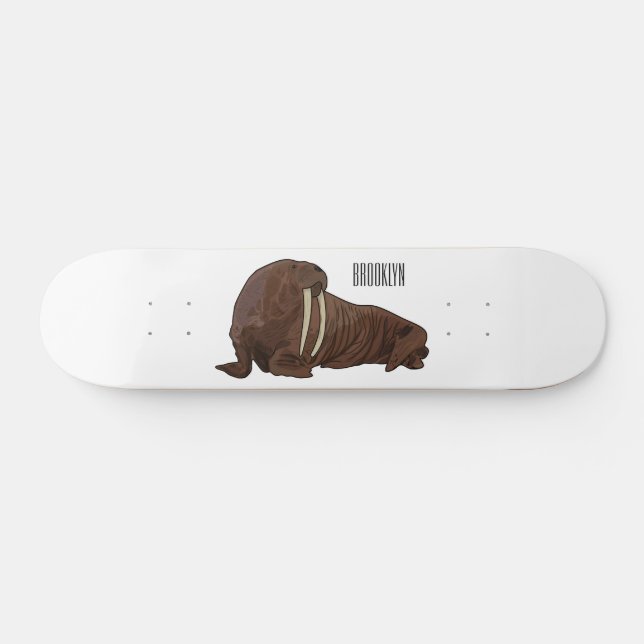 Skateboard Illustration de Walrus (Horz)