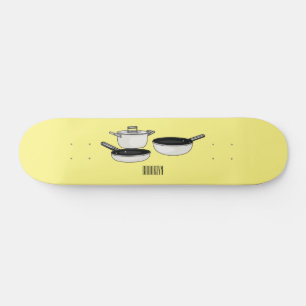 Skateboard Illustration des jeux de cuisine