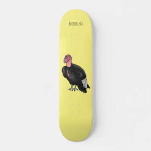 Skateboard Illustration d'oiseau condor de Californie
