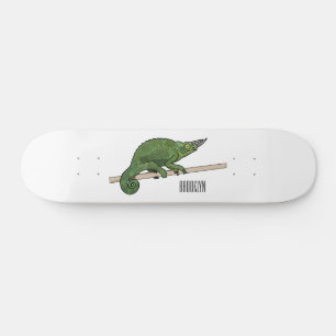 Skateboard Illustration du caméléon de Jackson