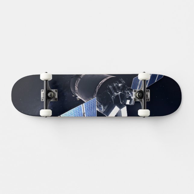 Skateboard Illustration Du Dragon Xl Spacecraft. (Horz)