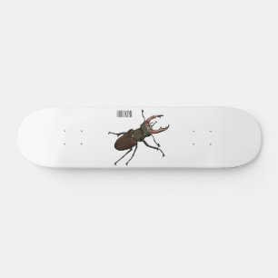 Skateboard Illustration du scarabée de stade