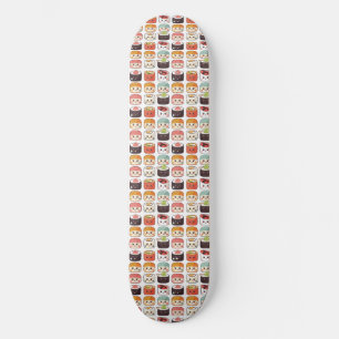 Skateboard Illustration du sushi