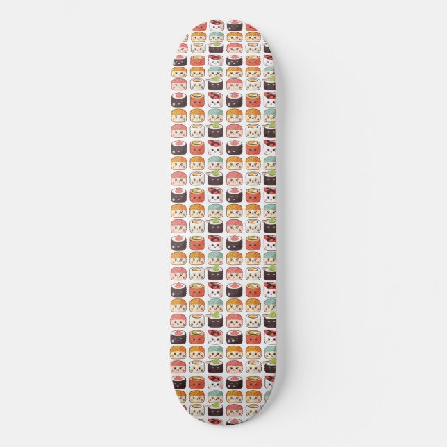 Skateboard Illustration du sushi (Recto)