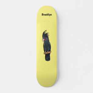 Skateboard Illustration d'un oiseau de cobaye de palme