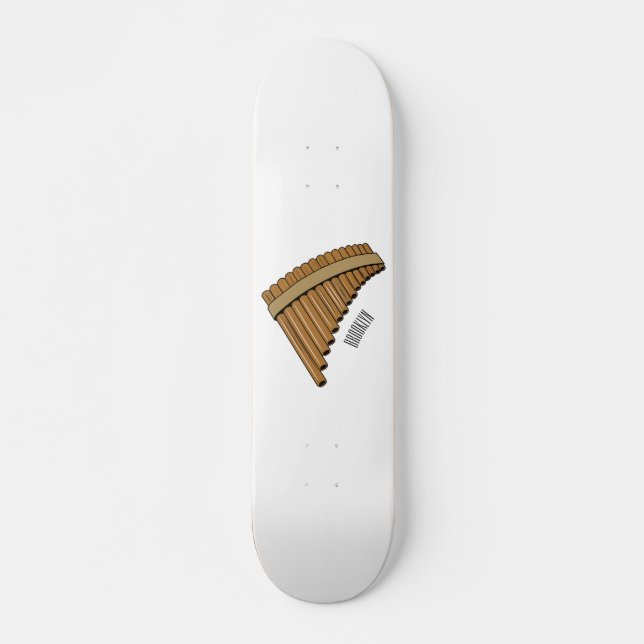 Skateboard Illustration Pan flûte / panpipes (Devant)