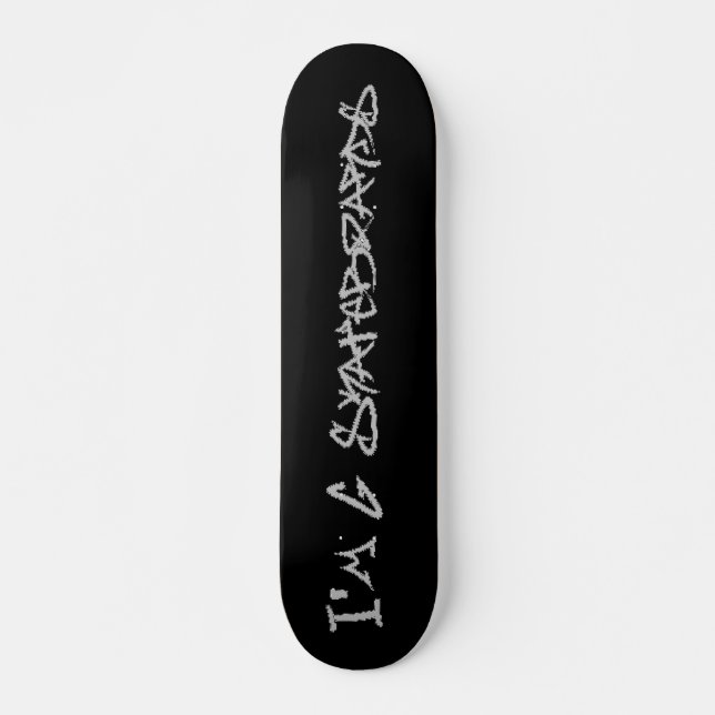 Skateboard I'm G Skateboards (Rufa Font) - noir/gris (Devant)