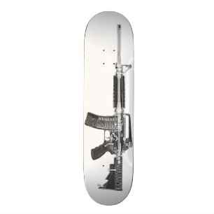 Skateboard Image impressionnante de rayon X d'arme à feu
