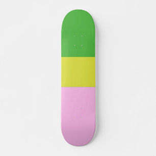 Skateboard image trois couleurs art