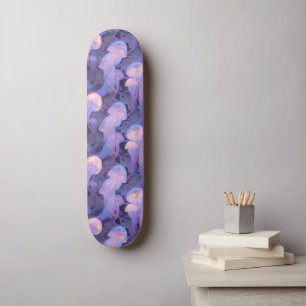 Skateboard Imaginaire Anime Miyazaki Style Jellyfish Art