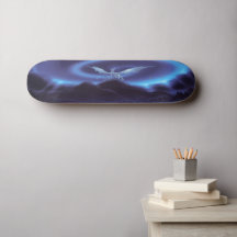 Imaginaire Dragon Blanc Sur Blue Mountain