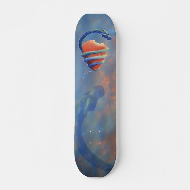 Skateboard Imaginaire Dragon Surf Board Double Serpent (Devant)