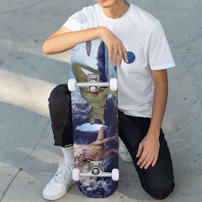 Skateboard Imaginaire T-Rex Tyrannosaurus Dinosaur bataille (Créateur téléchargé)