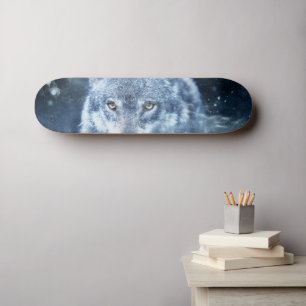 Skateboard Imaginaire Wolf Eyes sur la patinoire spatiale et 