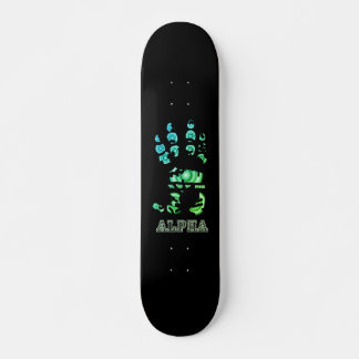 Skateboard Impression à la main Kong Smash Ape Palm