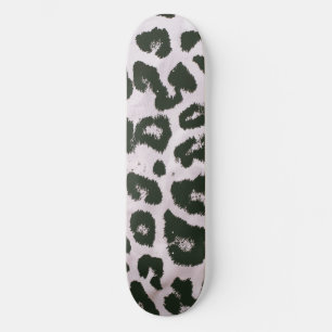 Skateboard Imprimé Animal Noir Blanc Esthétique Élégant