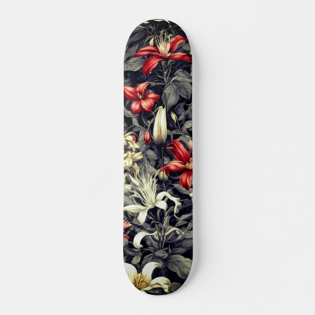 Skateboard Imprimer couleur subtile Wild Honeysuckie (Devant)