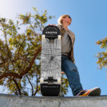 Skateboard in Houston City<br><div class="desc">Eine einzigartige Karte der schönen Stadt Houston, Texas. Dieses Skateboard zeigt eine Straßenkarte der Stadt in einem schwarzen Rahmen oben und unten. Eine lustige Art, die Stadt, in der Sie Liebe haben, zu repräsentieren!</div>