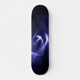 Skateboard inclinaison bleue