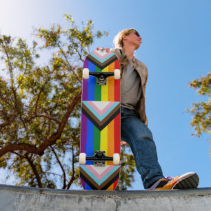 Skateboard Indicateur de fierté de progression LGBTQ+